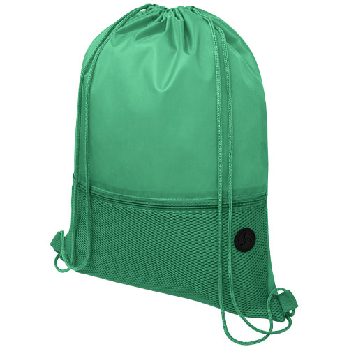 Sac à dos personnalisé avec cordon et maille filet Oriole Vert 